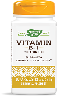 Nature's way витамин B1 100 мг капсули х 100