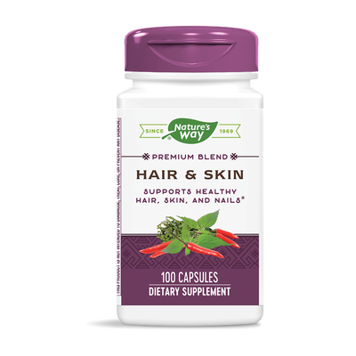 Nature's Way Hair/Skin КОСА И КОЖА за здраве и красота 600мг капсули х100