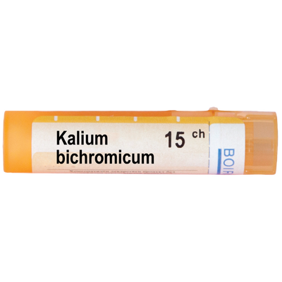 КАЛИУМ БИХРОМИКУМ 15 СН/ KALIUM BICHROMICUM 15 CH