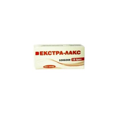 Екстра Лакс бонбони Без захар x 10