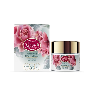 Natural rose Anti-age нощен 50мл ARSY Cosmetics