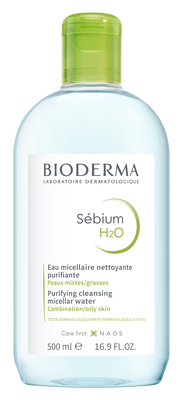Bioderma Sebium Мицеларна вода за мазна и акнеична кожа 500 мл