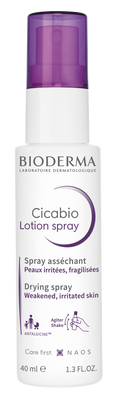 Bioderma Cicabio Лосион спрей при кожни увреждания 40 мл Bioderma Cicabio Лосион спрей при кожни увреждания 40 мл