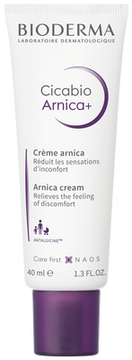 Bioderma Cicabio Arnica+ Възстановяващ крем за синини и охлузвания 40 мл