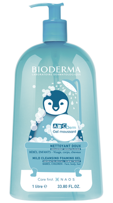 Bioderma ABC Derm Измиващ гел 3в1 1000 мл
