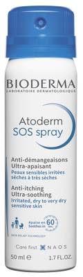 Bioderma Atoderm SOS Противосърбежен успокояващ спрей 200 мл