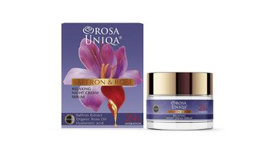 SAFRON & ROSE нощен-крем серум 50мл ARSY Cosmetics