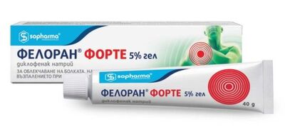 ФЕЛОРАН ФОРТЕ 5% ГЕЛ 40ГР СОФАРМА