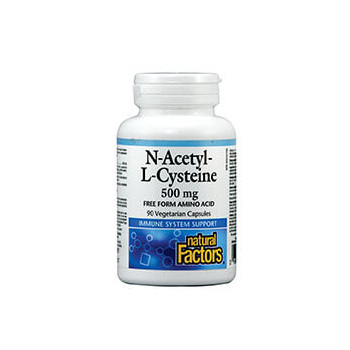 Natural Factors  Н-АЦЕТИЛ Л-ЦИСТЕИН 500 мг х 60 капсули