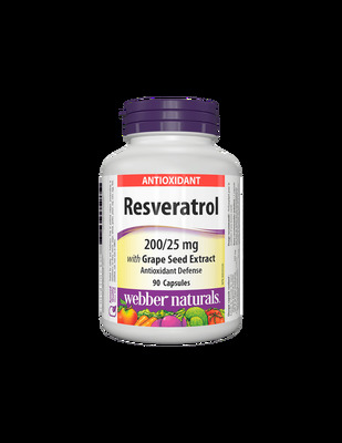 Webber Naturals РЕСВЕРАТРОЛ 225мг х90 капсули