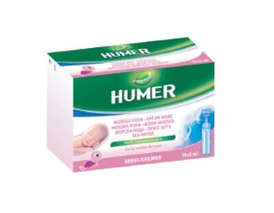 Humer Морска вода за бебета 18 дози х5 мл