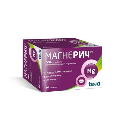 Магнерич 500мг табл. x 60