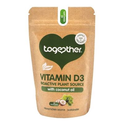 TOGETHER ВИТАМИН Д3 30КАПСУЛИ