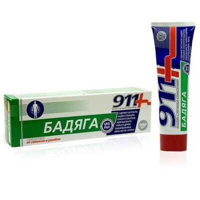 БАДЯГА ГЕЛ ПРИ СИНИНИ И НАТЪРТВАНИЯ 100МЛ 911
