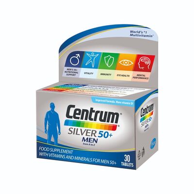 Centrum Silver 50+ A-Z Мултивитамини за мъже таблетки x 30