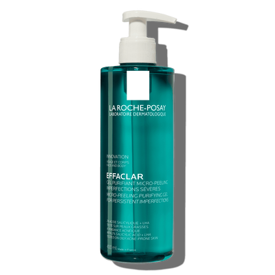 La Roche-Posay Effaclar Почистващ микропилинг гел за лице и тяло 400 мл