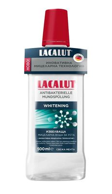 Lacalut Whitening Мицеларна вода за уста х500 мл