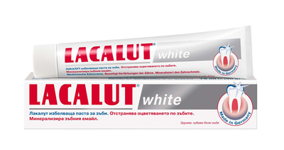 Lacalut White Избелваща паста за зъби x75 мл