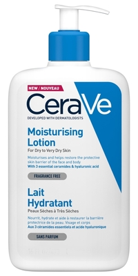 CeraVe Хидратиращ лосион за лице и тяло за суха към много суха кожа 1000 мл