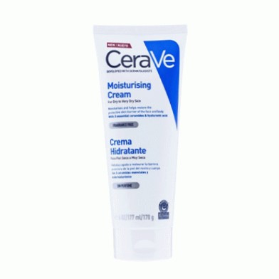 CeraVe Хидратиращ крем за лице и тяло за суха към много суха кожа 177 мл