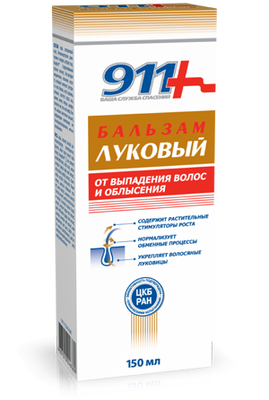 ЛУКОВ БАЛСАМ ЗА КОСА 911