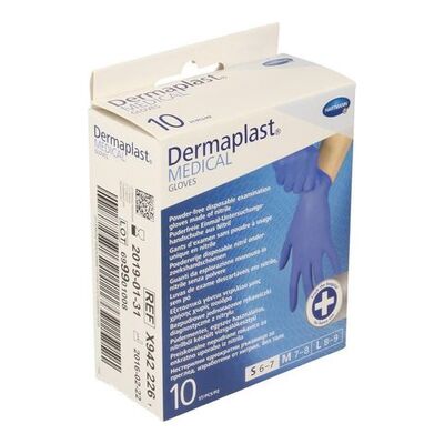 Hartmann Dermaplast nitrile ръкавици S- размер 10 бр
