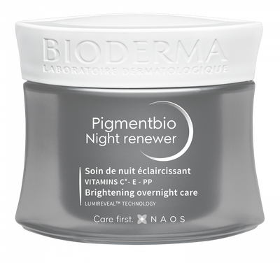 Bioderma Pigmentbio Регенериращ нощен крем за равномерен тен за хиперпигментирана кожа 50 мл