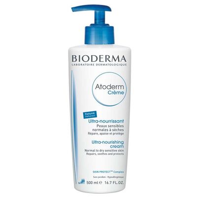 Bioderma Atoderm Успокояващ хидратиращ крем за лице и тяло с аромат 500 мл