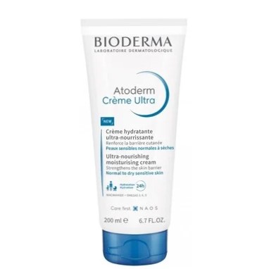 Bioderma Atoderm Ultra Успокояващ хидратиращ крем ултра за лице и тяло без аромат 200 мл