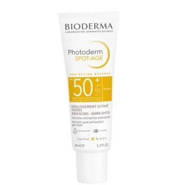 Bioderma Photoderm Spot-age Слънцезащитен крем за лице против пигментни петна и бръчки SPF50+ 40