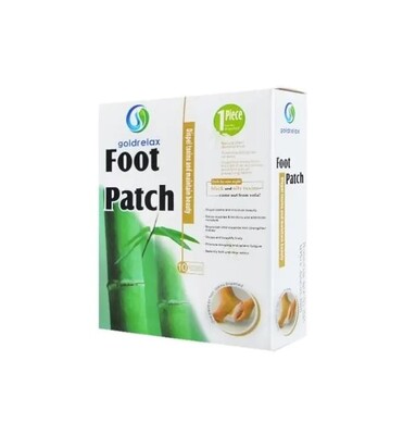 ДЕТОКСИКИРАЩИ ЛЕПЕНКИ ЗА КРАКА 10БР. GOLDRELAX FOOT PATCH