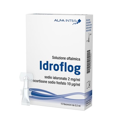 Idroflog Офталмологичен разтвор 15 флакона х0.5 мл