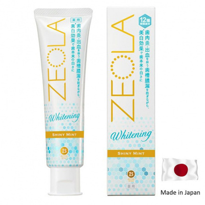 ZEOLA Whitening Shiny Mint Избелваща паста за зъби – блестяща мента 95 g