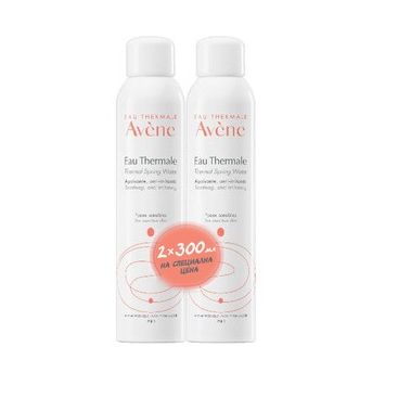 Avene Термална вода спрей 2 х 300 мл Комплект
