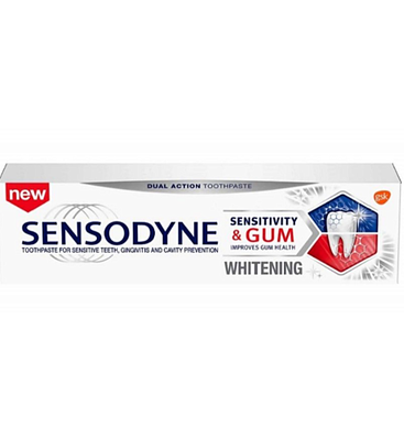 СЕНСОДИН П/З SENSITIVITY GUM WHITENING 75мл