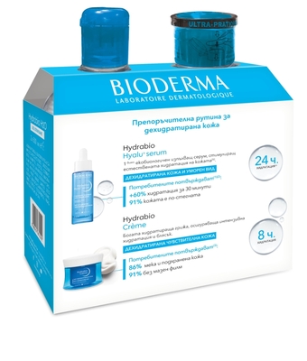 Bioderma Hydrabio Мицеларен разтвор за дехидратирана кожа 2 х 500 мл Комплект