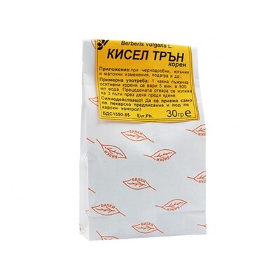 КИСЕЛ ТРЪН корен 30гр. Билкария