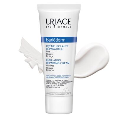 Uriage Bariederm Възстановяващ защитен крем против раздразнения за лице, ръце и тяло 75 мл