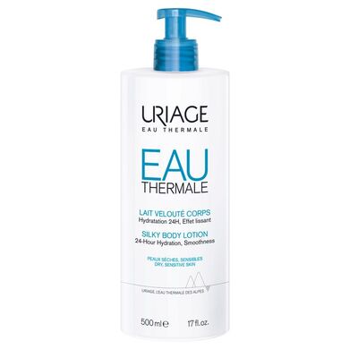 Uriage Eau Thermale Лосион за тяло за 24-часова хидратация за суха и чувствителна кожа 500 мл