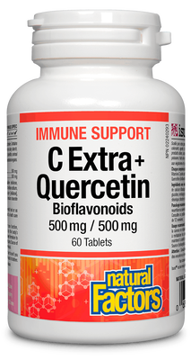 Natural Factors Immune support витамин C 500мг с кверцетин 250мг капсули х 60