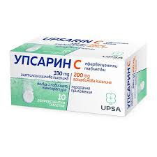 Упсарин С 330мг/200мг ефервесцентни таблетки х10