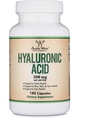 Hyaluronic acid - Хиалуронова киселина x 180 капсули Double Wood