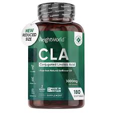 CLA - Конюгирана линолов киселина, 3000 mg x 180 софтгел капсули Weight World