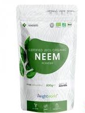 Красива коса и кожа - Нийм (лист) Organic 2 g, прах 200 g - Neem
