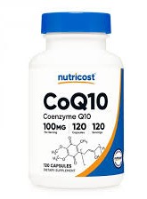 Енергия и здраво сърце -  Коензим Q10, 100 mg x 120 капсули Nutricost