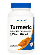 Кости и стави - Turmeric Куркума 766 mg + Черен пипер 5 mg, 120 капсули