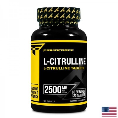 Мускулна сила и сърдечно здраве - Л-Цитрулин (L-Citrulline), 1250 mg х 120 таблетки
