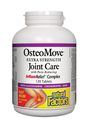 Natural Factors OSTEOMOVE Joint Care грижа за ставите 1431 мг х 120 таблетки
