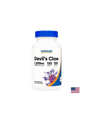 Стави и имунитет - Дяволски нокът, 300 mg, 120 капсули Nutricost