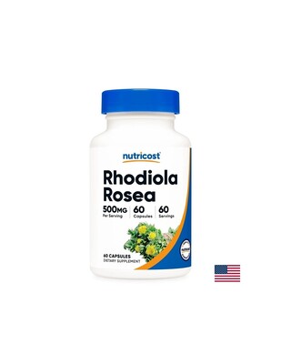 Стрес и добро настроение - Златен корен - Rhodiola Rosea, 60 капсули
